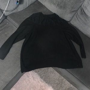 Express black sweater